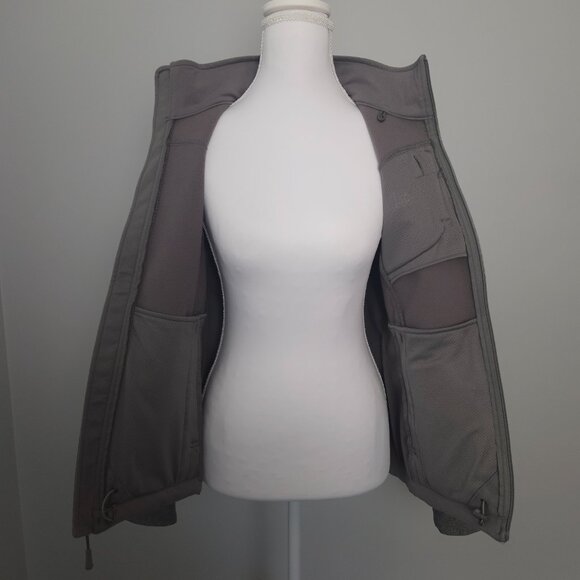 The North Face S Women’s Jacket Full-Zip Heather Gray Fleece Lined – Small - Picture 4 of 7